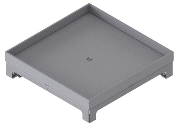Produktbild UBD 324 255  -  Unterflur-Bodendose UBD 320 inkl. Blinddeckel mit Kante, geschlossen, und 25mm Vertiefung